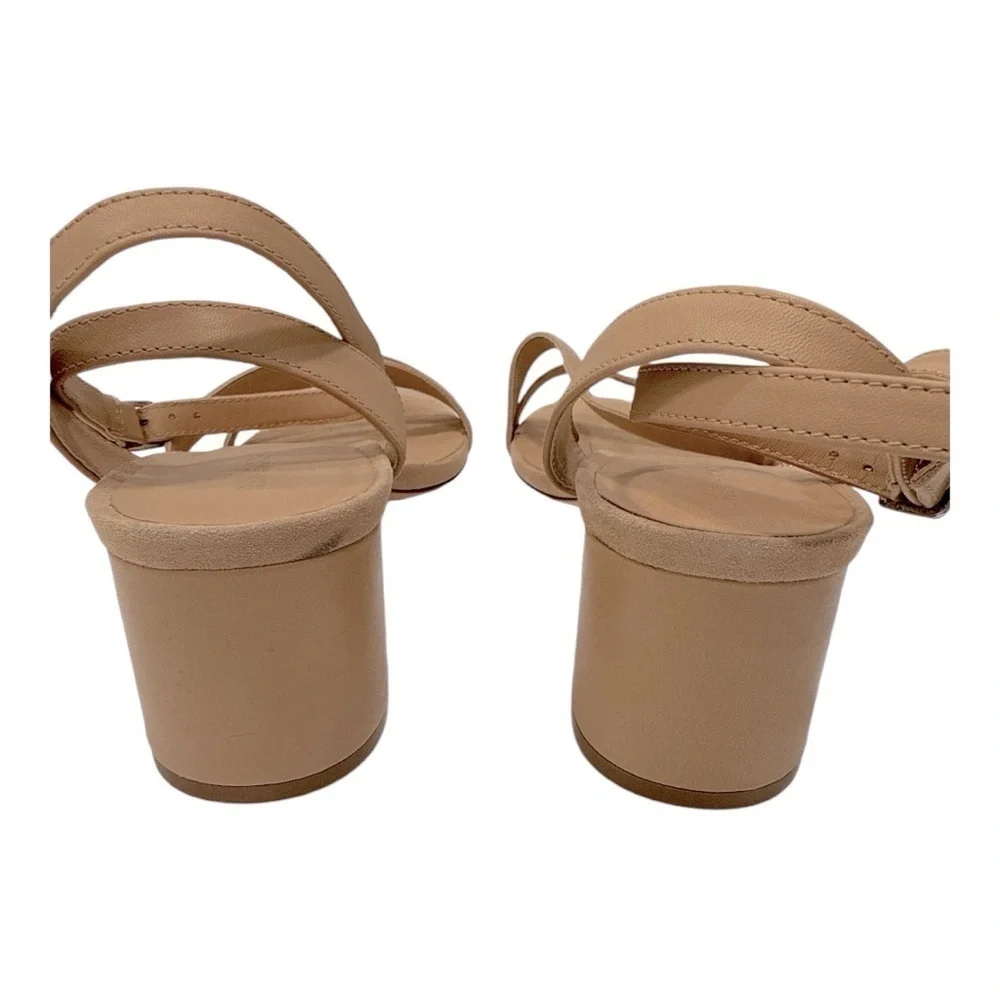 REBECCA ALLEN The Block Sandy Ankle Strap Sandal (Women) Mid Beige  size 11 M